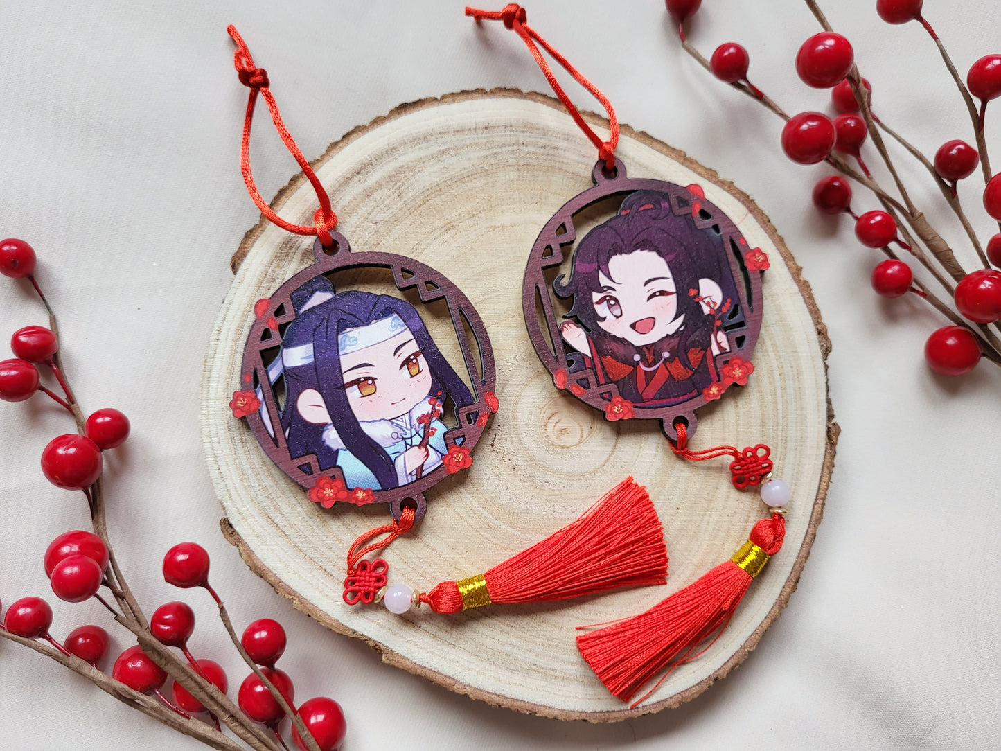 ✧ CLEARANCE ✧ TGCF & MDZS Wooden Ornaments