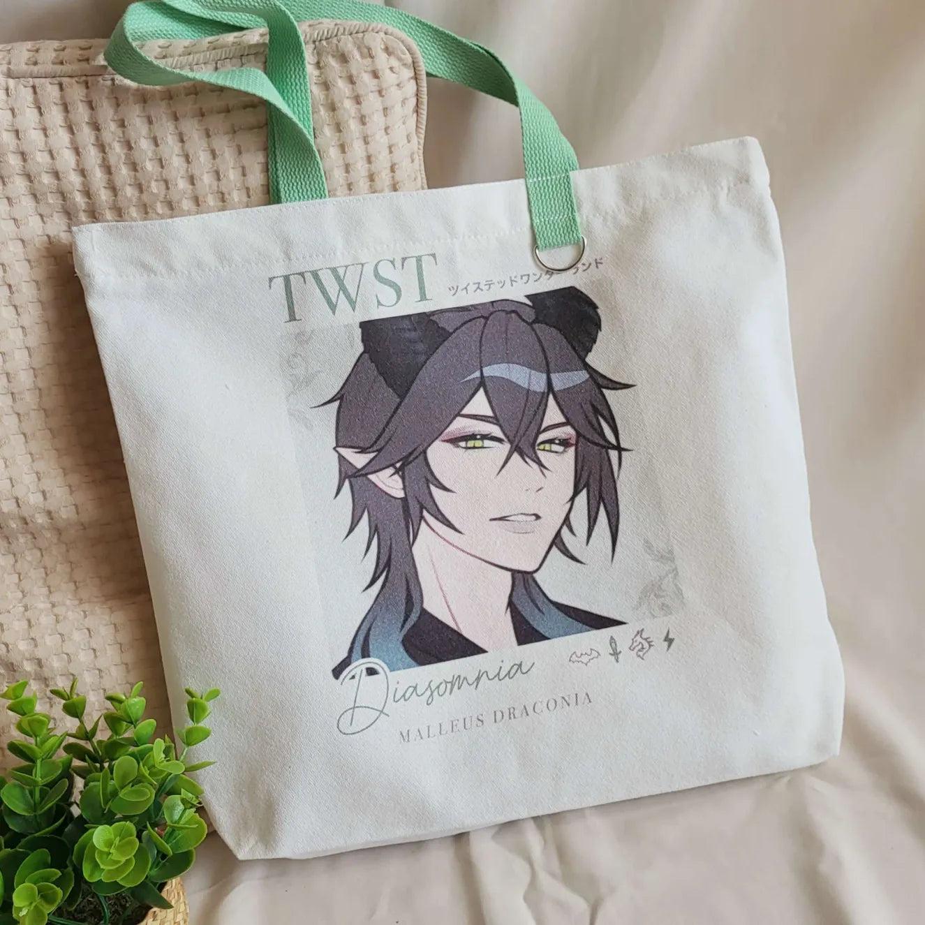 Twisted Wonderland Dorm Leaders Tote Bags