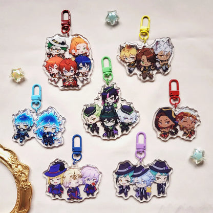 Twisted Wonderland Dorms Acrylic Charms