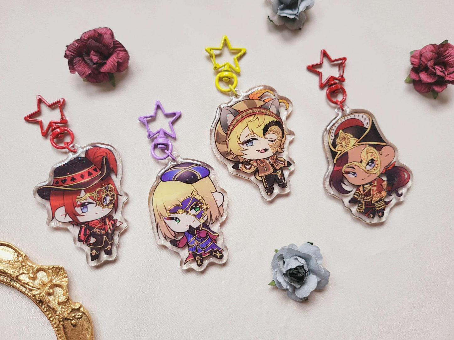 Twisted Wonderland Glorious Masquerade Acrylic Charms Vol. II