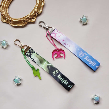 Twisted Wonderland Silver & Sebek Lanyards