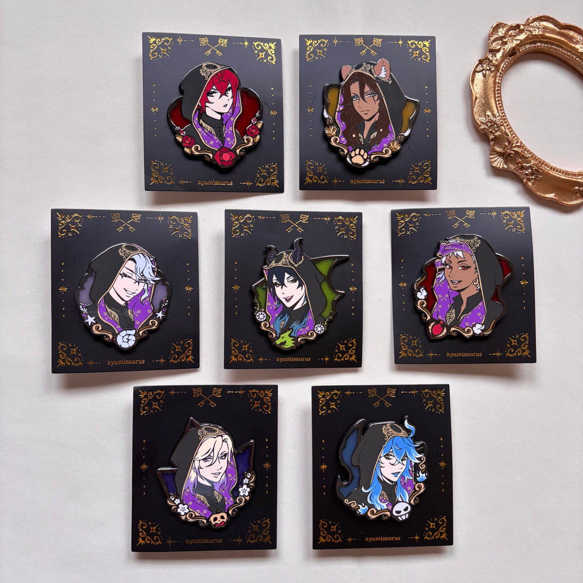 Twisted Wonderland Ceremonial Robes Enamel Pins