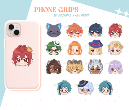 Twisted Wonderland Acrylic Phone Grips