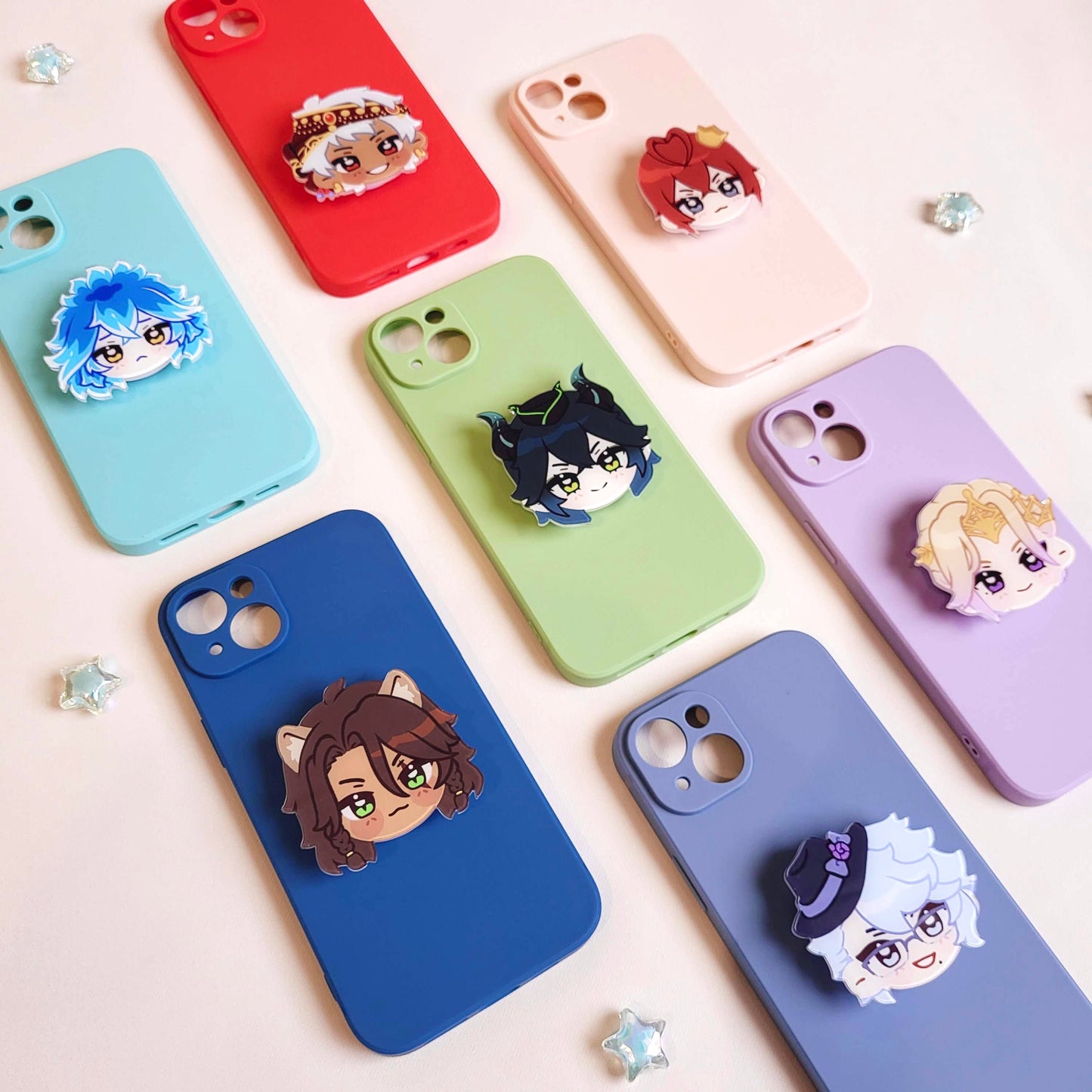 Twisted Wonderland Acrylic Phone Grips