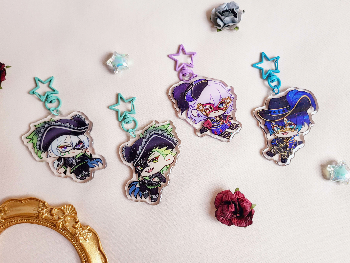 Twisted Wonderland Glorious Masquerade Acrylic Charms Vol. III