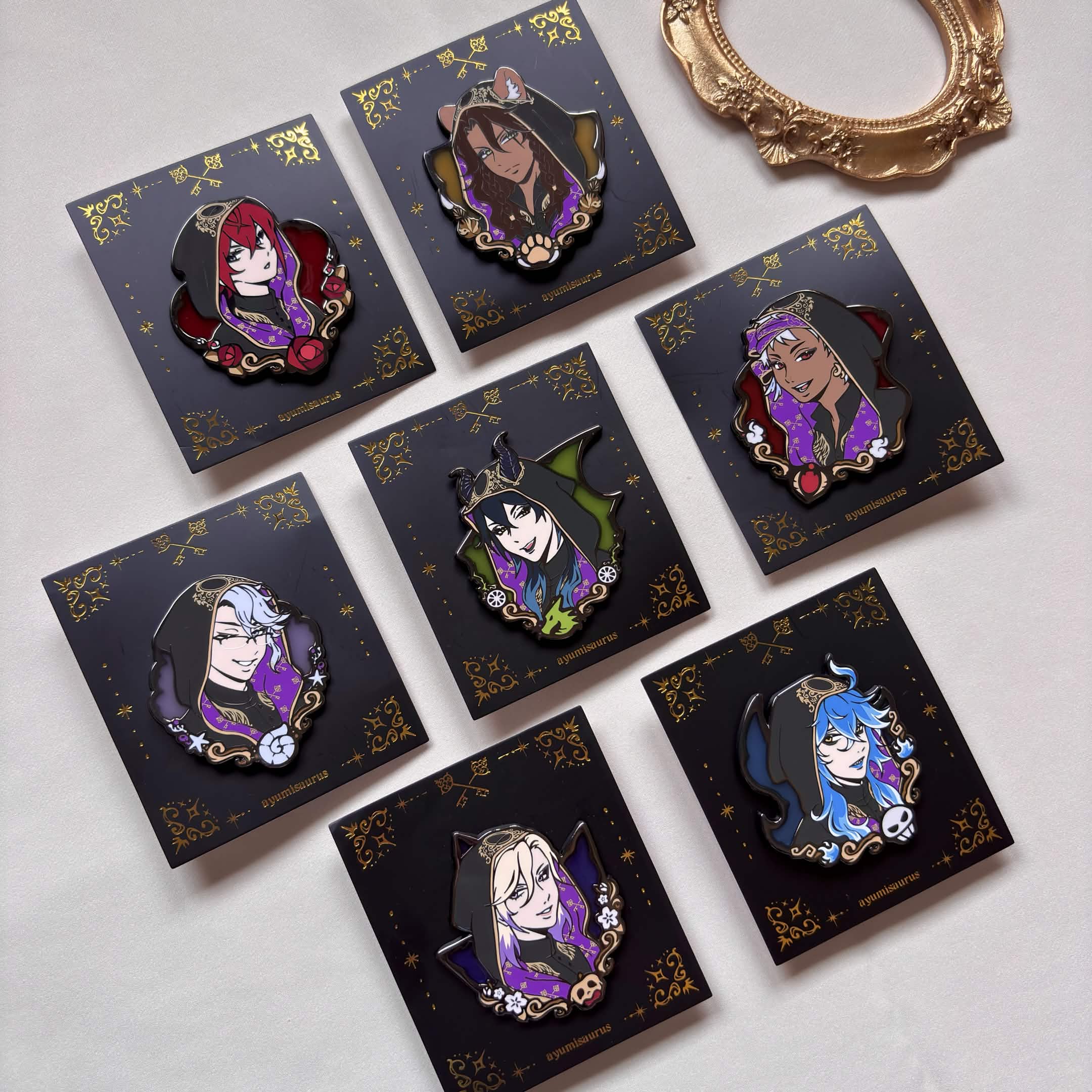Twisted Wonderland Ceremonial Robes Enamel Pins – Ayumisaurus Shop