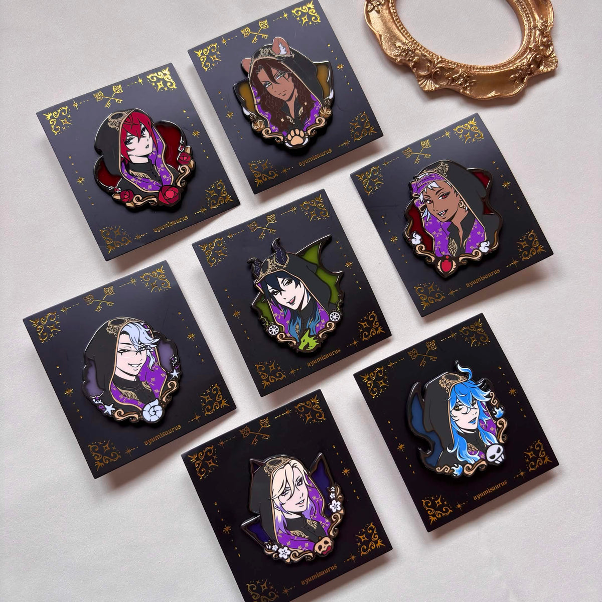 Twisted Wonderland Ceremonial Robes Enamel Pins