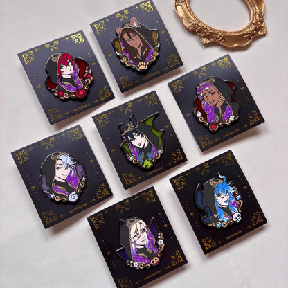 Twisted Wonderland Ceremonial Robes Enamel Pins