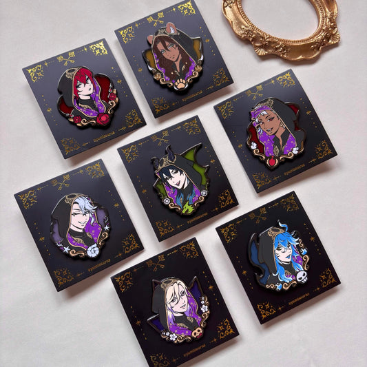 Twisted Wonderland Ceremonial Robes Enamel Pins