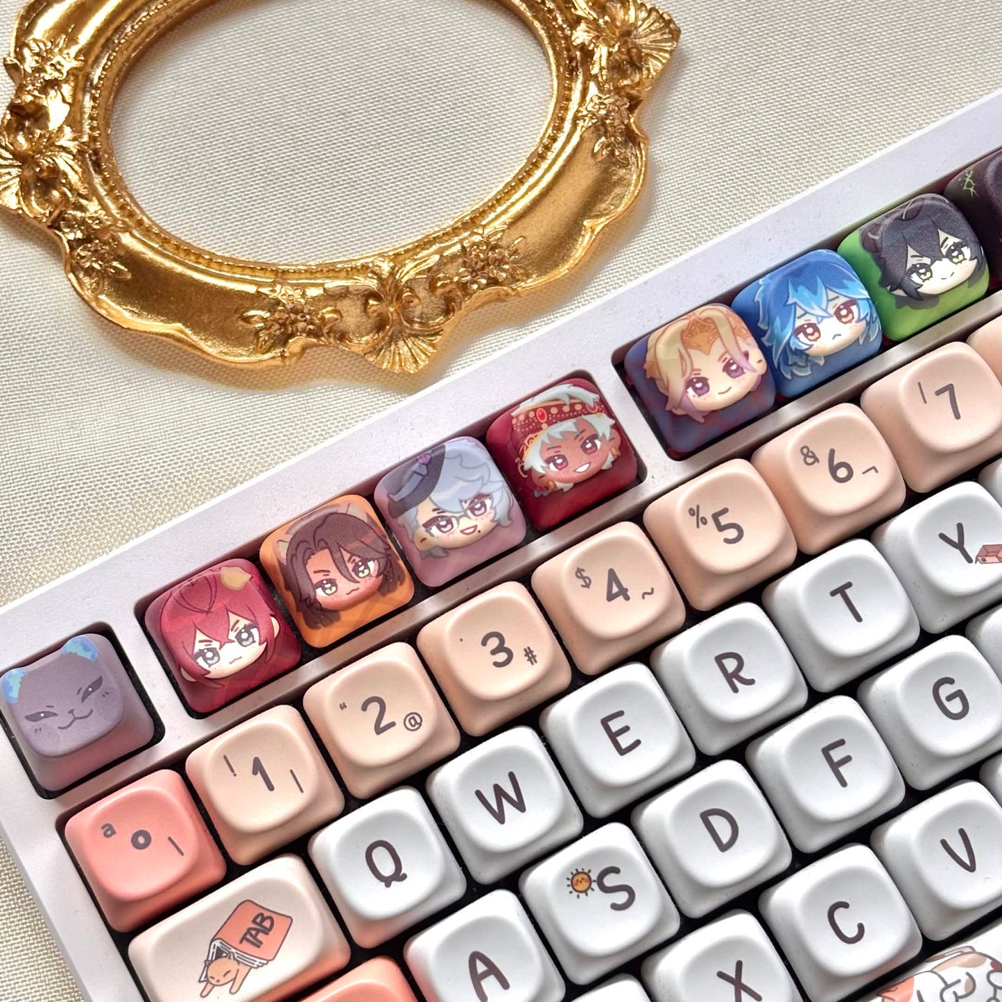 Twisted Wonderland Keycap Keychains