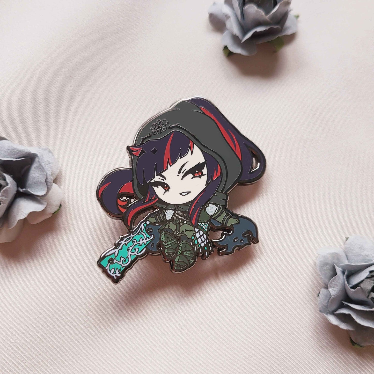 Twisted Wonderland General Lilia Enamel Pin