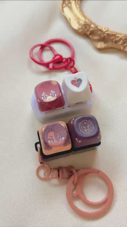 Twisted Wonderland Keycap Keychains