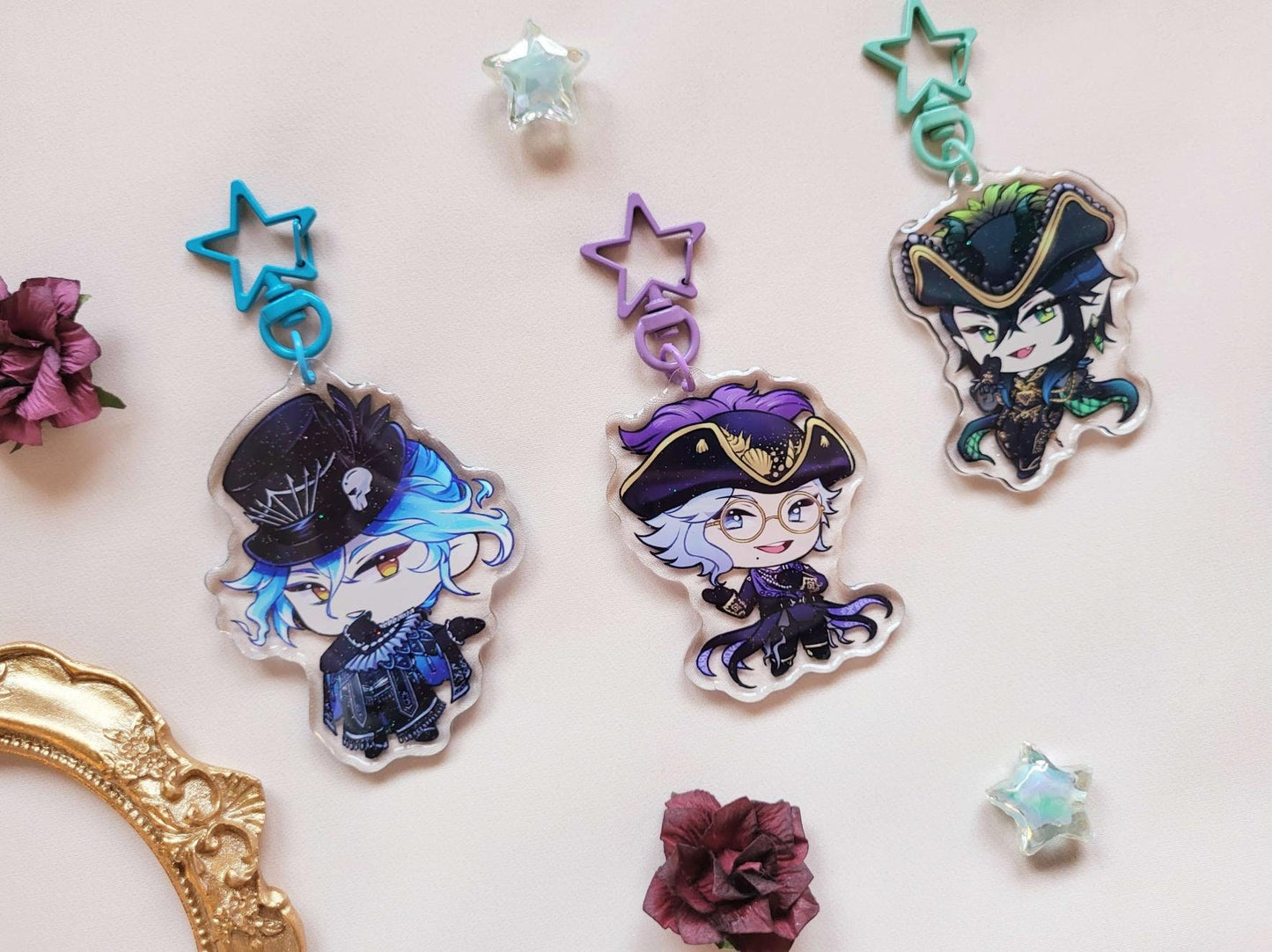 Twisted Wonderland Glorious Masquerade Acrylic Charms Vol. I