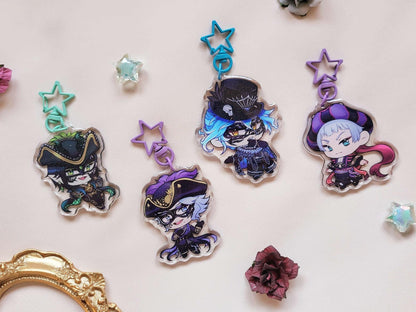 Twisted Wonderland Glorious Masquerade Acrylic Charms Vol. I